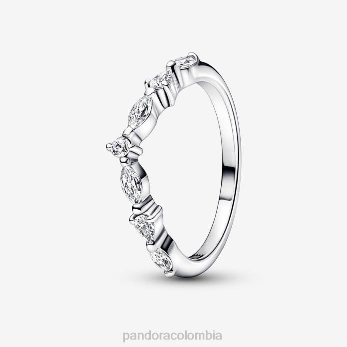 Pandora anillo alterno brillante deseo atemporal Plata esterlina J2LX598 accesorios
