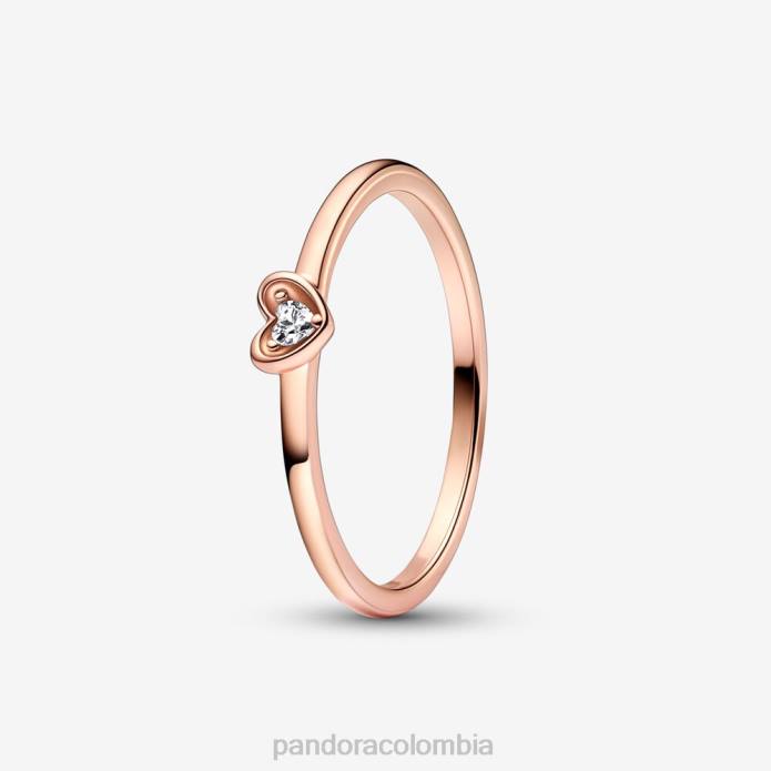 Pandora anillo de corazón radiante Oro de Rose plateado J2LX608 accesorios