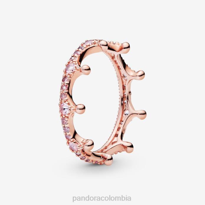 Pandora anillo de corona rosa brillante Oro de Rose plateado J2LX625 accesorios