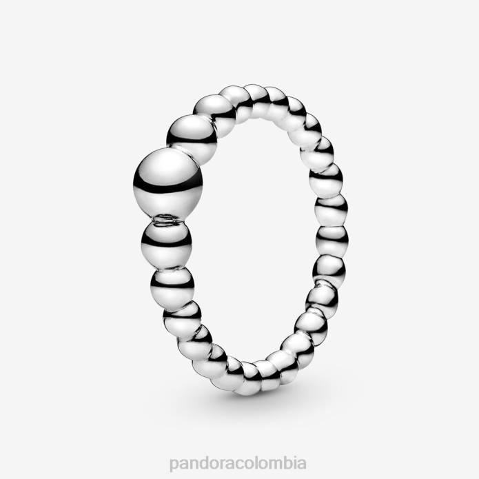 Pandora anillo de cuentas Plata esterlina J2LX637 accesorios