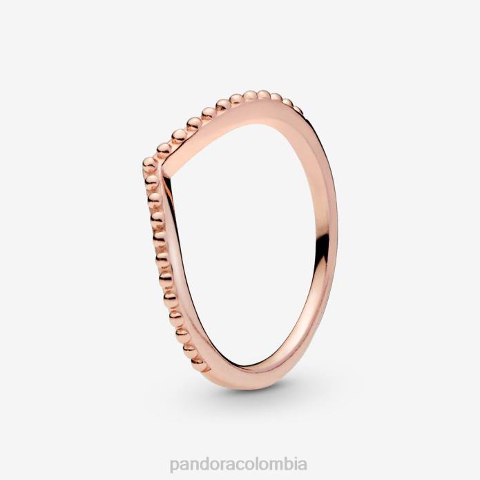 Pandora anillo de espoleta con cuentas Oro de Rose plateado J2LX576 accesorios