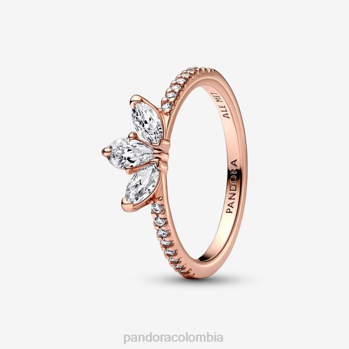 Pandora anillo de racimo de herbario brillante Oro de Rose plateado J2LX603 accesorios