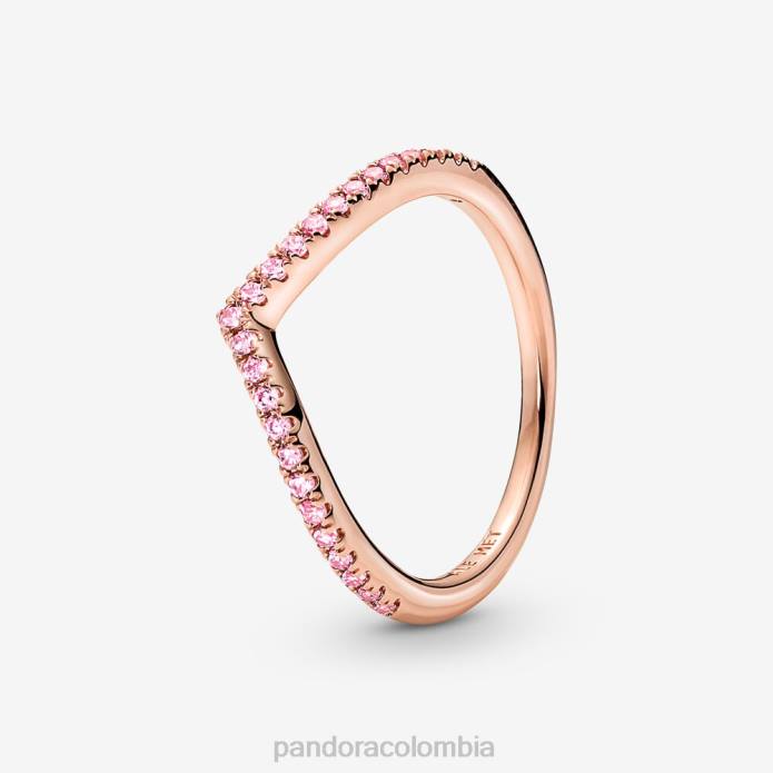 Pandora deseo atemporal anillo rosa brillante Oro de Rose plateado J2LX592 accesorios