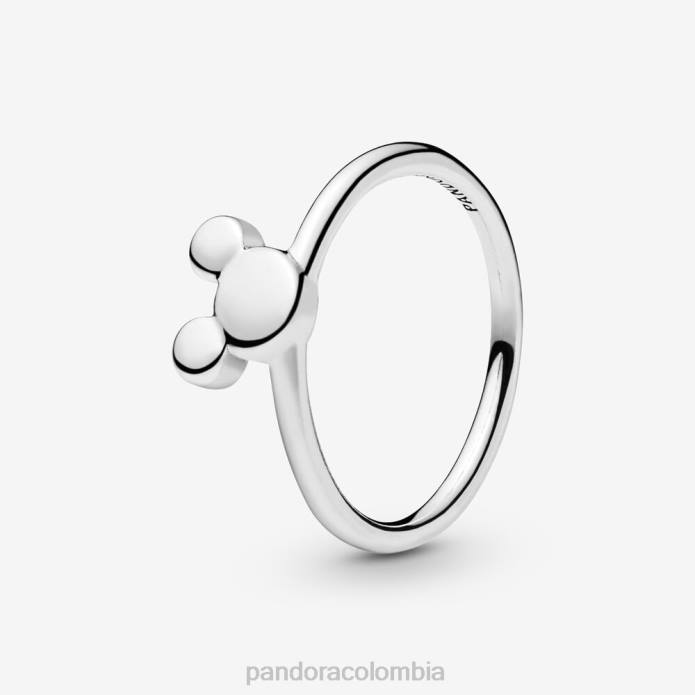 Pandora disney, silueta de mickey Plata esterlina J2LX634 accesorios