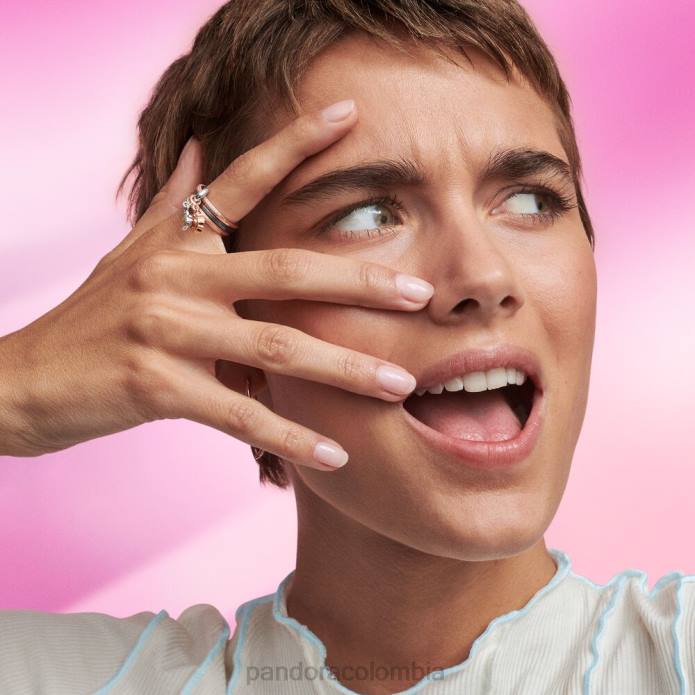 Pandora me suena Oro de Rose plateado J2LX563 accesorios