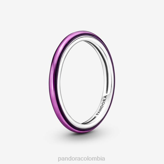 Pandora mi impactante anillo morado Plata esterlina J2LX588 accesorios