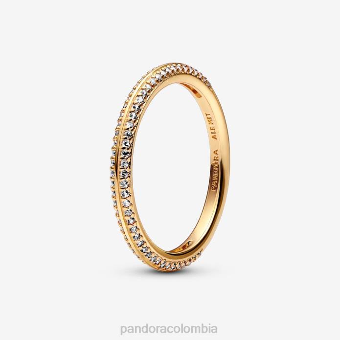 Pandora yo pavimenta el anillo Chapado en oro J2LX570 accesorios