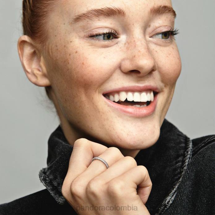 Pandora anillo con brillo y corazones Plata esterlina J2LX578 accesorios