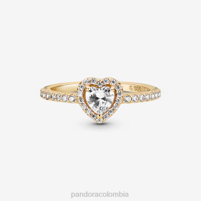Pandora anillo de corazón elevado oro J2LX489 accesorios