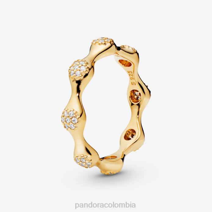 Pandora anillo pavemodern lovepods- venta final Chapado en oro J2LX667 accesorios