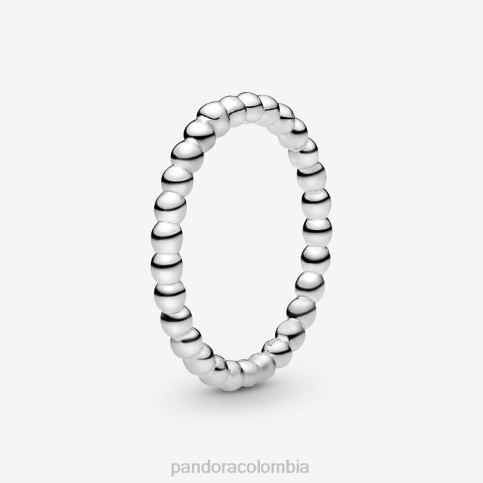 Pandora anillo de cuentas Plata esterlina J2LX583 accesorios
