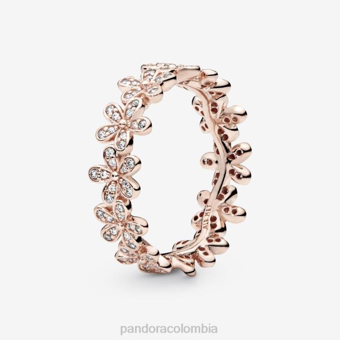 Pandora anillo de flor de margarita Oro de Rose plateado J2LX651 accesorios
