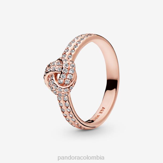 Pandora anillo de nudo brillante Oro de Rose plateado J2LX548 accesorios