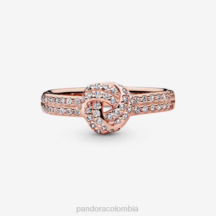 Pandora anillo de nudo brillante Oro de Rose plateado J2LX548 accesorios