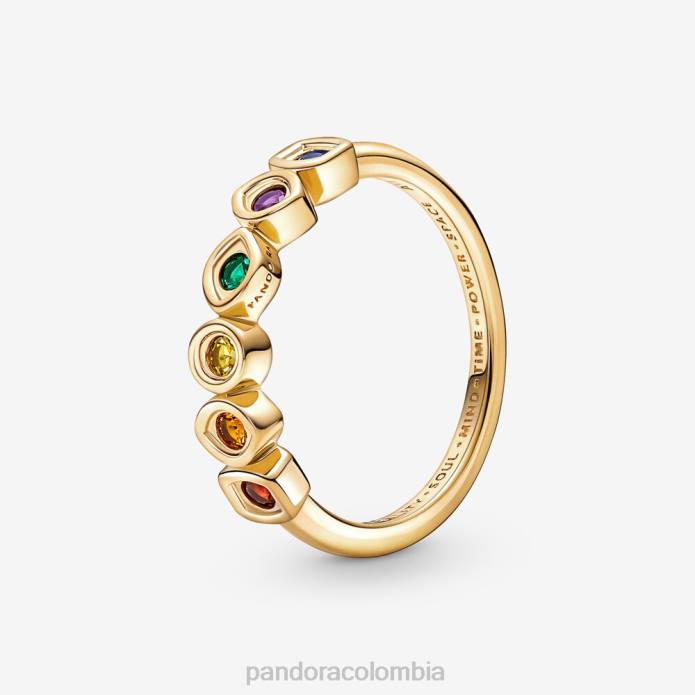 Pandora anillo maravilla los vengadores piedras infinitas Chapado en oro J2LX672 accesorios
