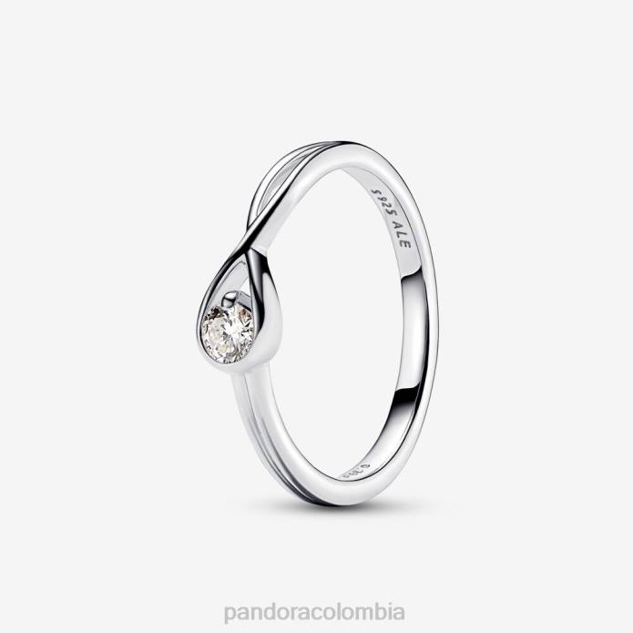 Pandora anillo de diamantes de 0,15 ct tw creado en laboratorio brillantez Plata esterlina J2LX493 accesorios