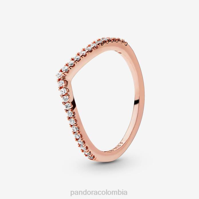 Pandora anillo de espoleta brillante Oro de Rose plateado J2LX551 accesorios