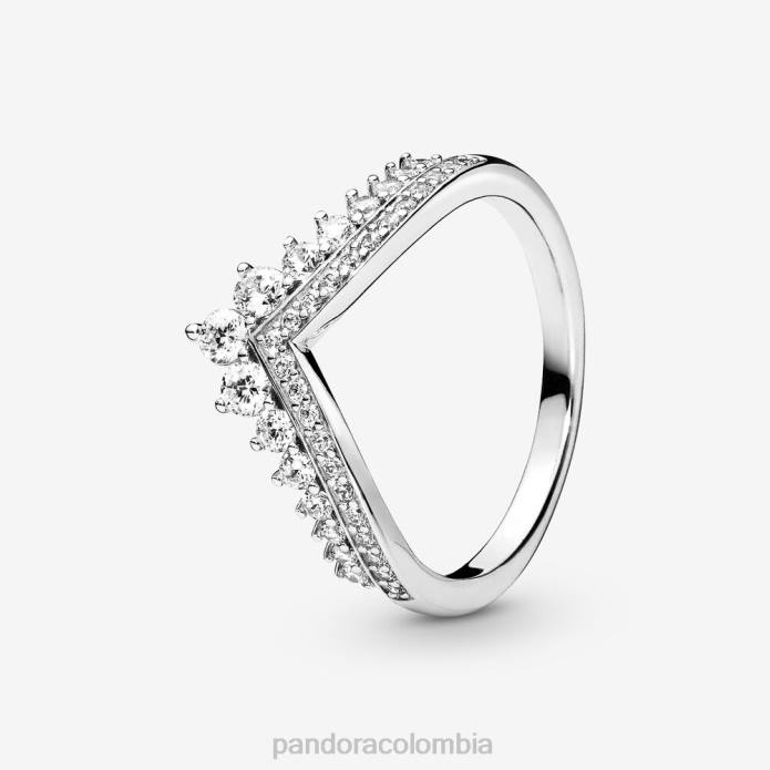 Pandora anillo de espoleta de princesa Plata esterlina J2LX553 accesorios