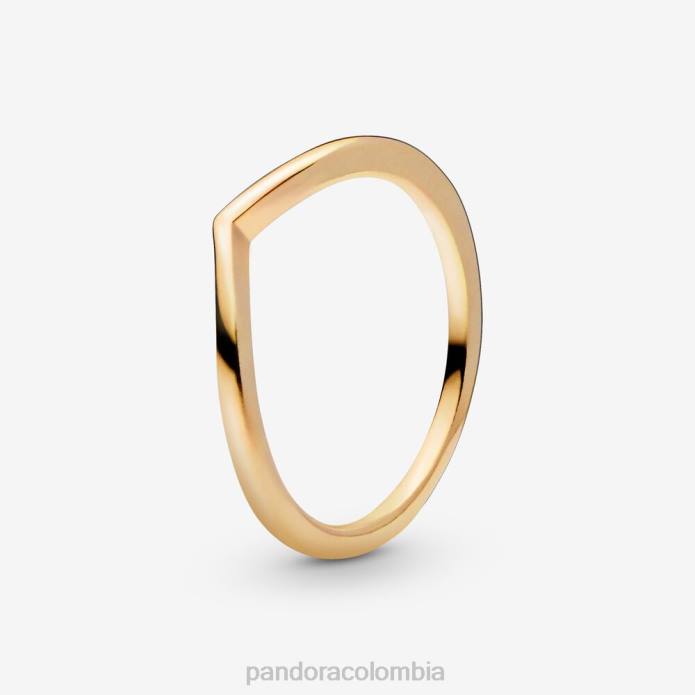 Pandora anillo de espoleta pulido Chapado en oro J2LX560 accesorios
