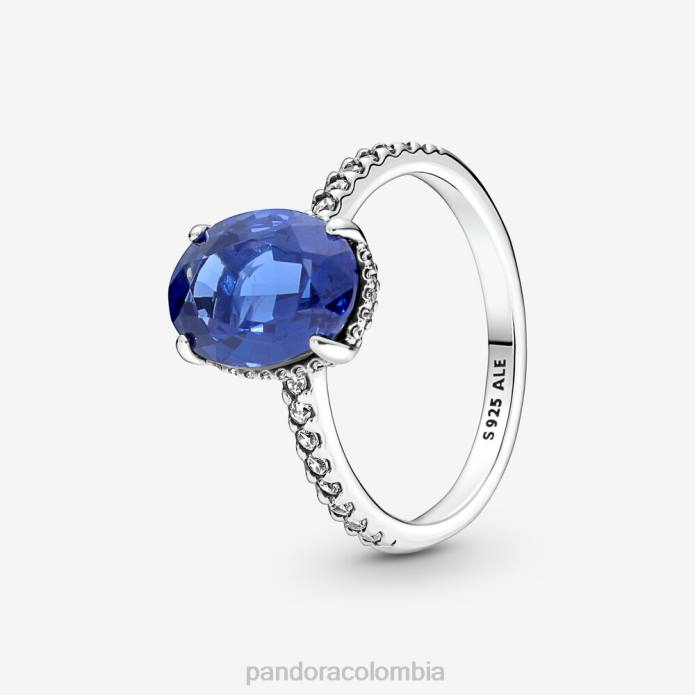 Pandora anillo con halo llamativo y brillante Plata esterlina J2LX677 accesorios