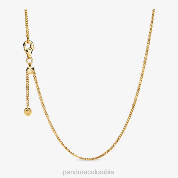 Pandora collar de cadena Chapado en oro J2LX701 accesorios
