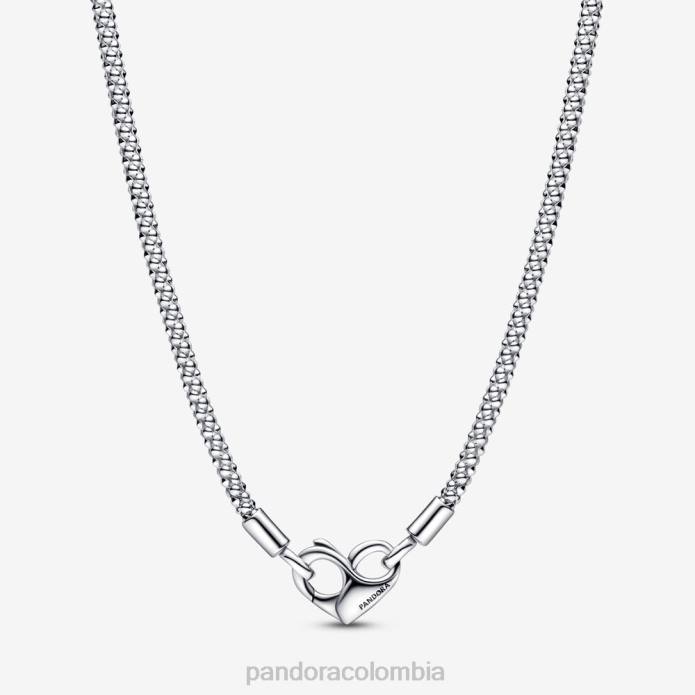 Pandora collar de cadena con tachuelas Moments Plata esterlina J2LX729 accesorios