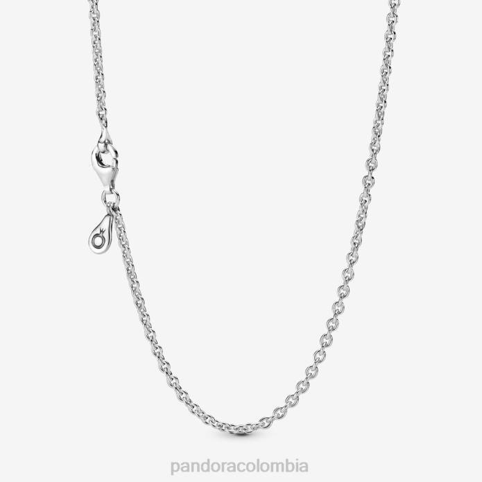 Pandora collar de cadena tipo cable Plata esterlina J2LX702 accesorios