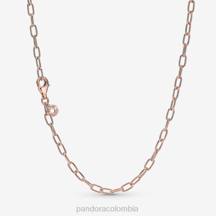 Pandora collar de cadena de eslabones Oro de Rose plateado J2LX714 accesorios