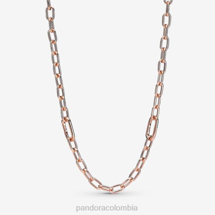 Pandora collar de cadena de eslabones Oro de Rose plateado J2LX719 accesorios