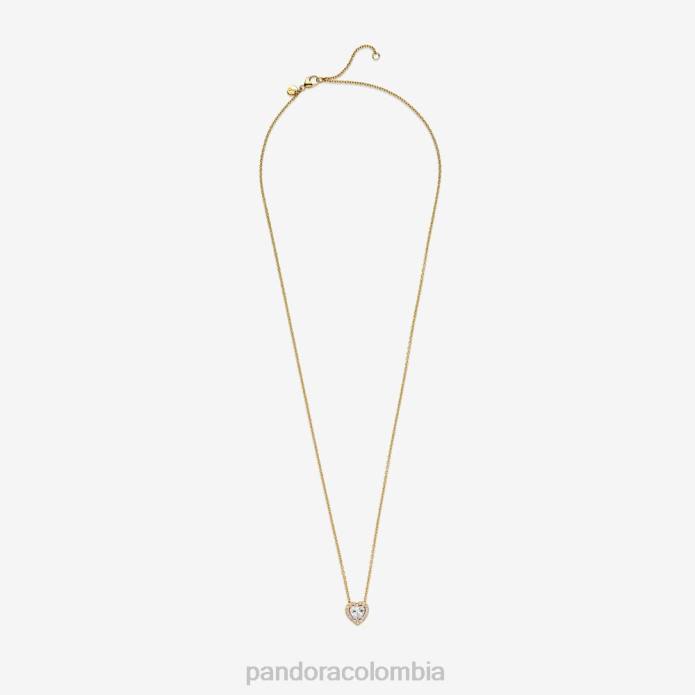 Pandora collar de corazón elevado oro J2LX754 accesorios