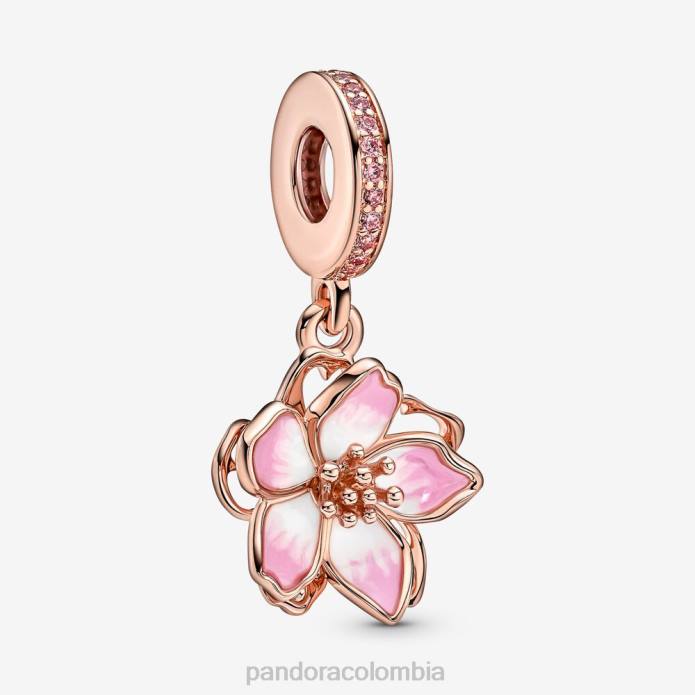 Pandora conjunto de collar con colgante de flor de cerezo color estándar J2LX762 accesorios