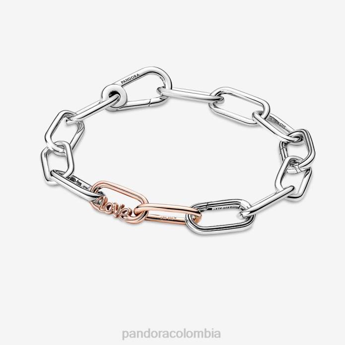 Pandora Me conjunto de pulsera de corazón arcoíris color estándar J2LX475 accesorios