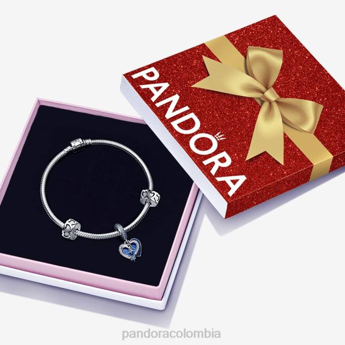 Pandora set de regalo con pulsera y corazón de estrella fugaz color estándar J2LX423 accesorios