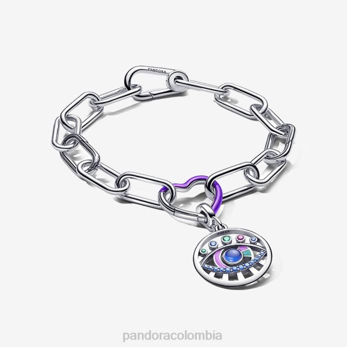 Pandora yo el conjunto de pulsera de ojo color estándar J2LX476 accesorios