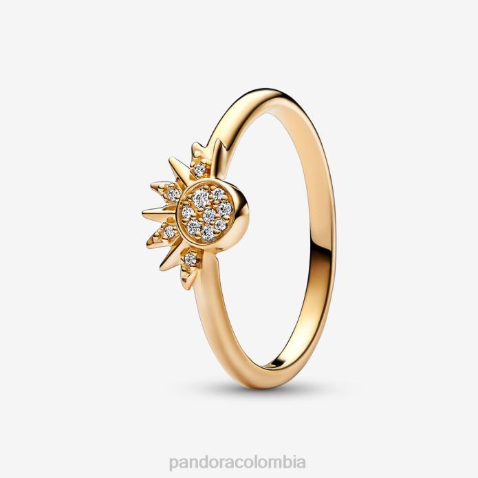 Pandora conjunto de anillos celestiales de sol y luna color estándar J2LX694 accesorios