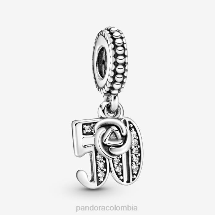 Pandora Charm colgante celebración 50 Plata esterlina J2LX955 accesorios