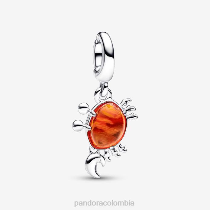 Pandora Charm Colgante Cangrejo Sebastián La Sirenita Disney Plata esterlina J2LX100 accesorios