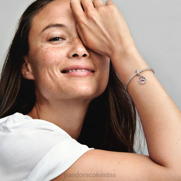 Pandora Charm colgante amor y besos de mickey mouse y minnie mouse de disney Plata esterlina J2LX184 accesorios