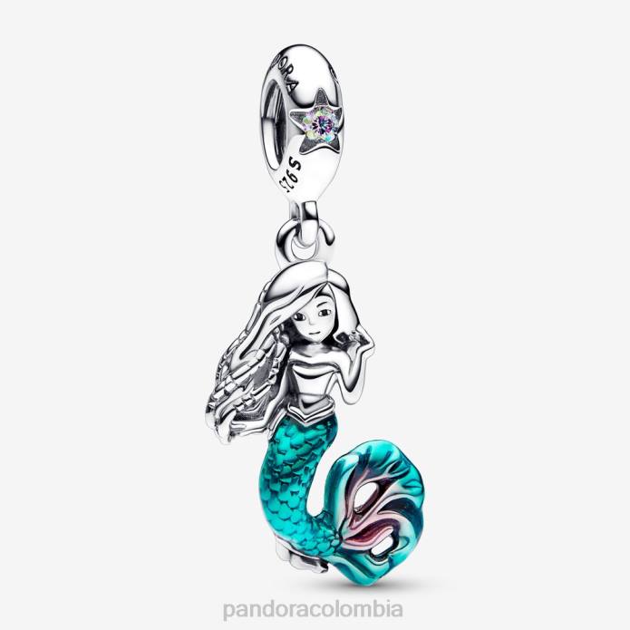 Pandora Charm colgante ariel la sirenita de disney Plata esterlina J2LX49 accesorios