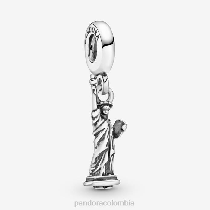 Pandora Charm colgante Estatua de la Libertad de Nueva York Plata esterlina J2LX180 accesorios