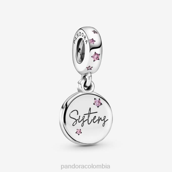 Pandora Charm colgante Forever Sisters Plata esterlina J2LX131 accesorios