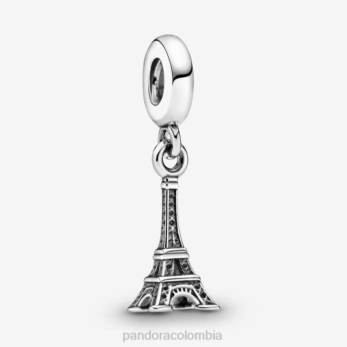 Pandora Charm colgante Torre Eiffel de París Plata esterlina J2LX165 accesorios