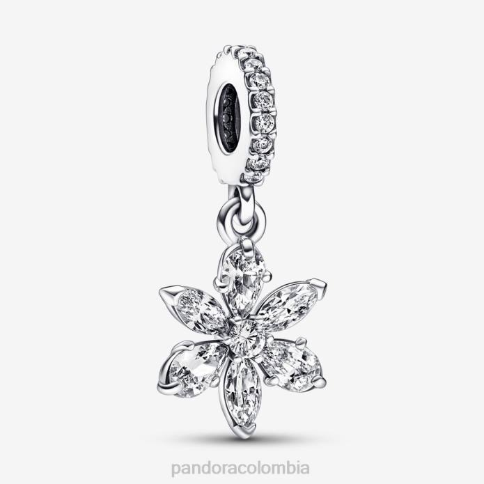 Pandora Charm colgante brillante en forma de racimo de herbario Plata esterlina J2LX224 accesorios