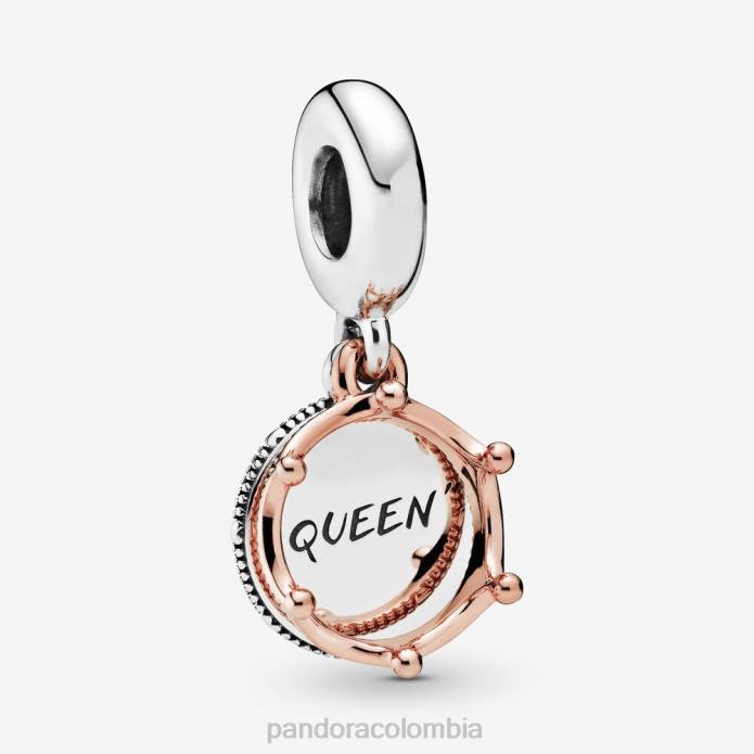 Pandora Charm colgante con corona real y de reina Dos tonos J2LX128 accesorios