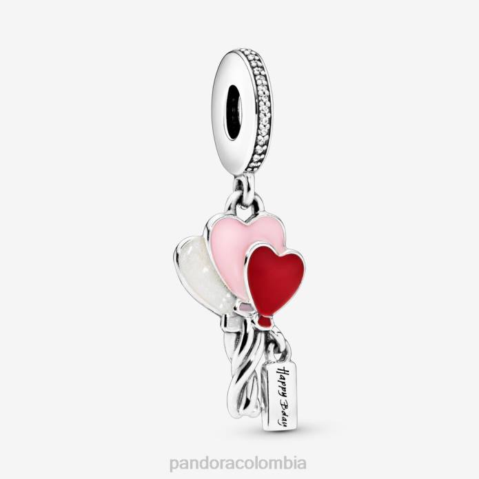 Pandora Charm colgante con forma de globo de feliz cumpleaños Plata esterlina J2LX52 accesorios