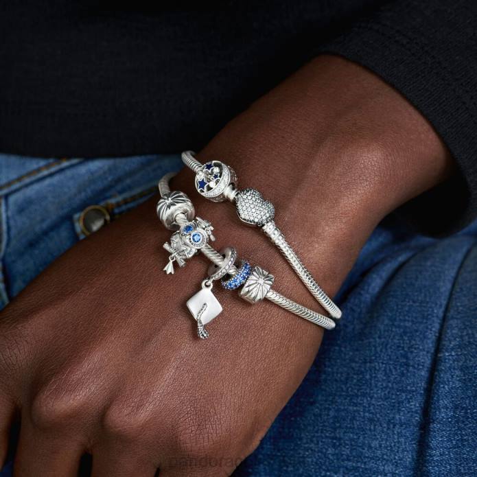 Pandora Charm colgante con gorro de graduación Plata esterlina J2LX65 accesorios