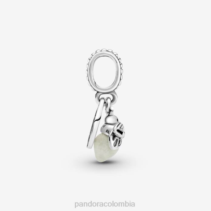Pandora Charm colgante con luciérnaga que brilla en la oscuridad Plata esterlina J2LX44 accesorios