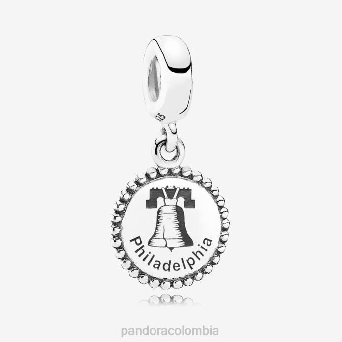 Pandora Charm colgante de Filadelfia Plata esterlina J2LX272 accesorios