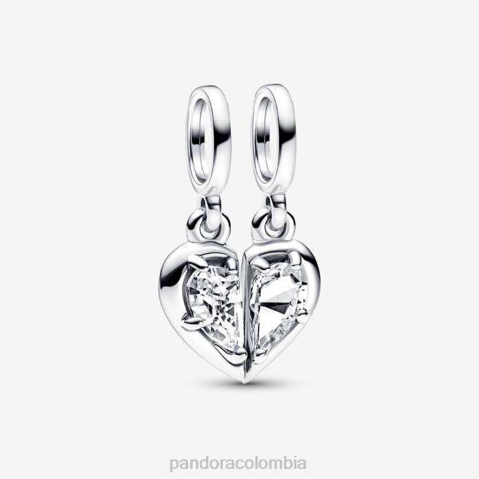 Pandora Charm colgante divisible de madre e hija Plata esterlina J2LX144 accesorios