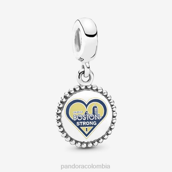 Pandora Charm colgante fuerte de Boston Plata esterlina J2LX308 accesorios
